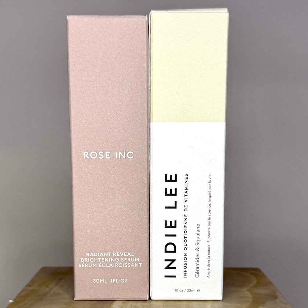 Luxury Brightening Barrier Care & Rose Inc Radiant Reveal Indie Lee Ceramide Oil - Picture 4 of 4